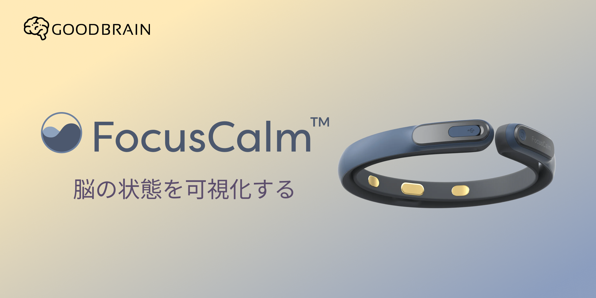 脳波デバイス FocusCalm™ | 脳波デバイス・ニューロフィードバックのGoodBrain